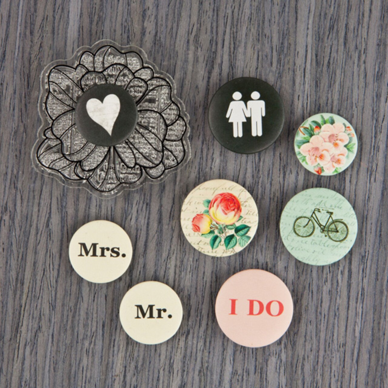 Prima Marketing Inc Flair Buttons- Something Blue - 655350572709